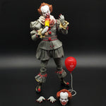 Anime figure Stephen King's It Pennywise Horror PVC Action Figure Toy Doll Christmas Gift for Kids